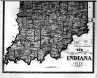 Indiana State Map - Below, Franklin County 1882 Microfilm